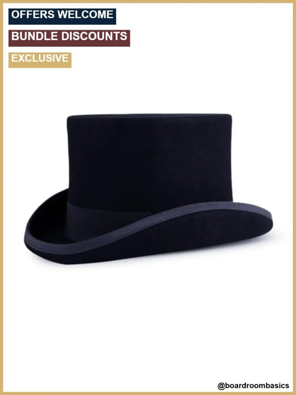 Wool Felt Top Hat Victorian Mad Hatter 6